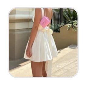 Commense Coastal Cowgirl Open Back Mini Dress